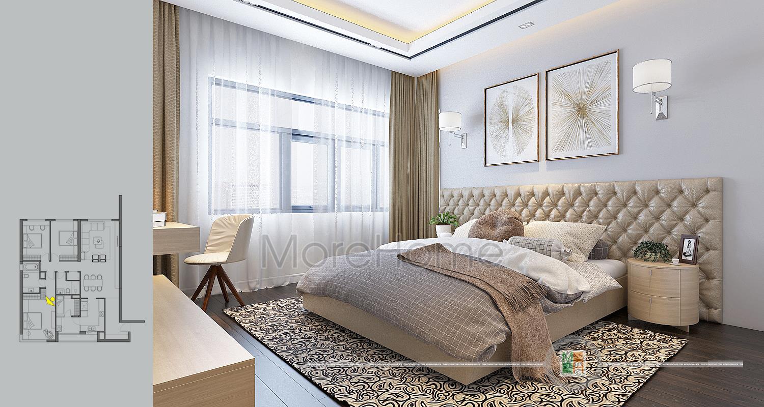 Thi công phòng khách sạn 3 sao đẹp 